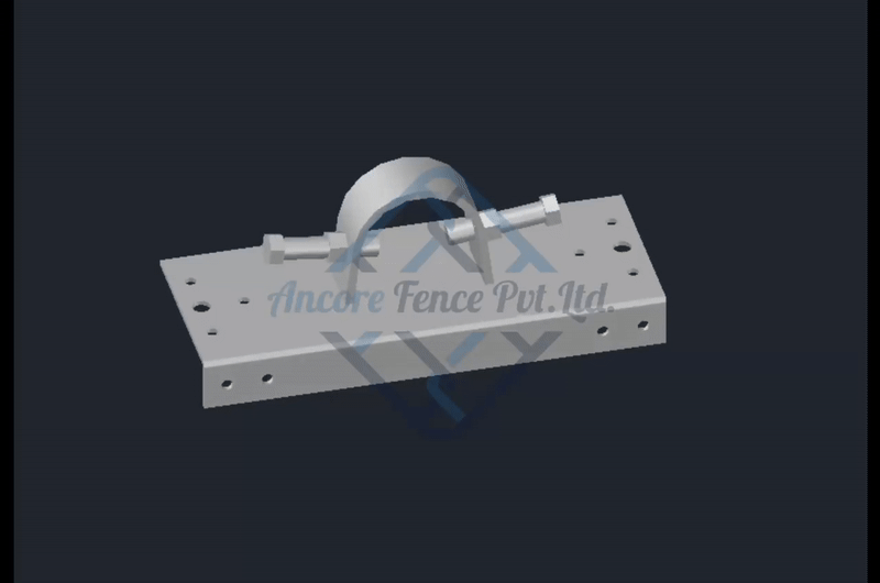 Wood to Steel Post Adapter